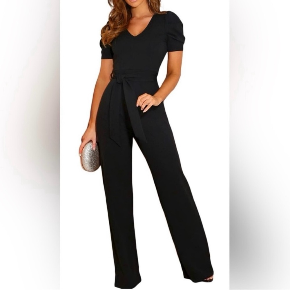 Elegant Black Jumpsuit (NWOT)
